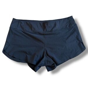 ATHLETA Run With It 3.5" Black Running Shorts XL Zip Pocket‎ Athletic Womens